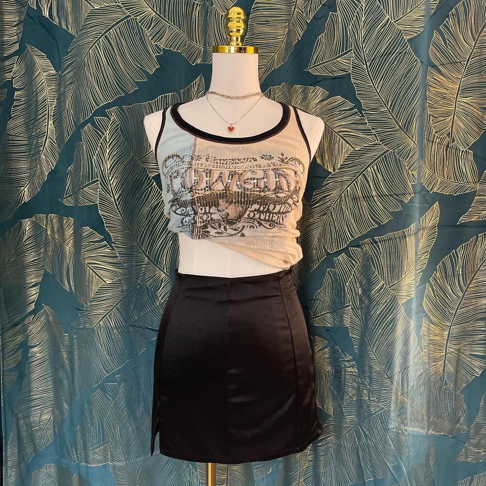 Forever-21 Women's Black Skirt